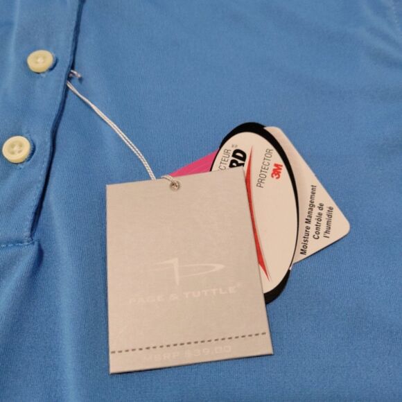 NWT - New Page & Tuttle Top Size XS Women’s Golf Polo Shirt Scotchgard Protector - Picture 5 of 6